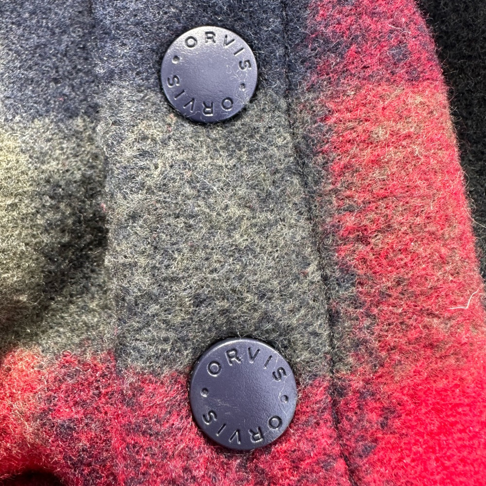 Orvis Men’s Green Mountain Snap-Neck Fleece (Buffalo Check) - Picture 10 of 13